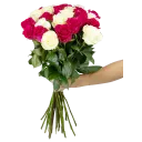 Kytice ekvádorských růží 80 cm